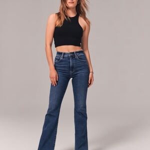 Abercrombie Ultra High Rise Stretch Flare Jean